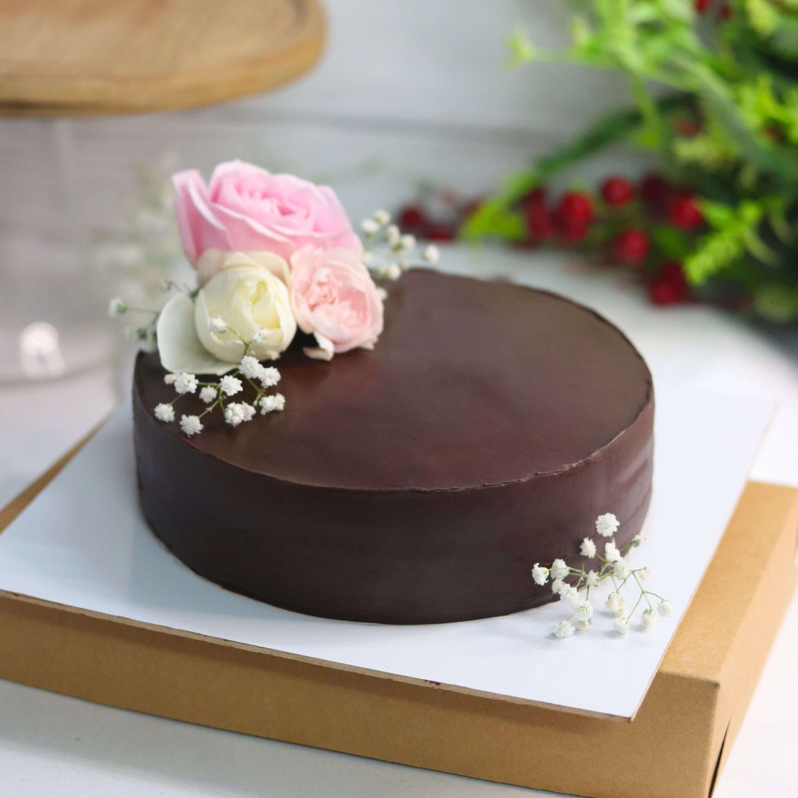 Chocolate Rose Cake – Indulge Patisserie PH