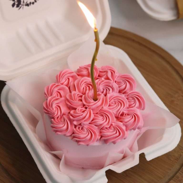 Rosette Bento Cake - Image 2