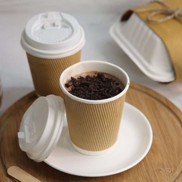 a cup with chocolate mousse cake